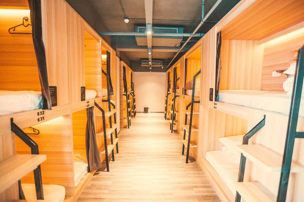 Chengdu Desti Youth Park Hostel Bagian luar foto