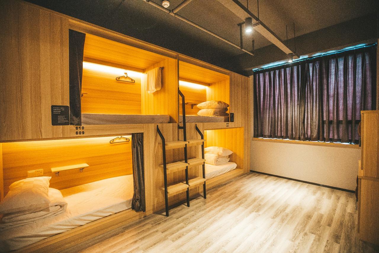 Chengdu Desti Youth Park Hostel Bagian luar foto