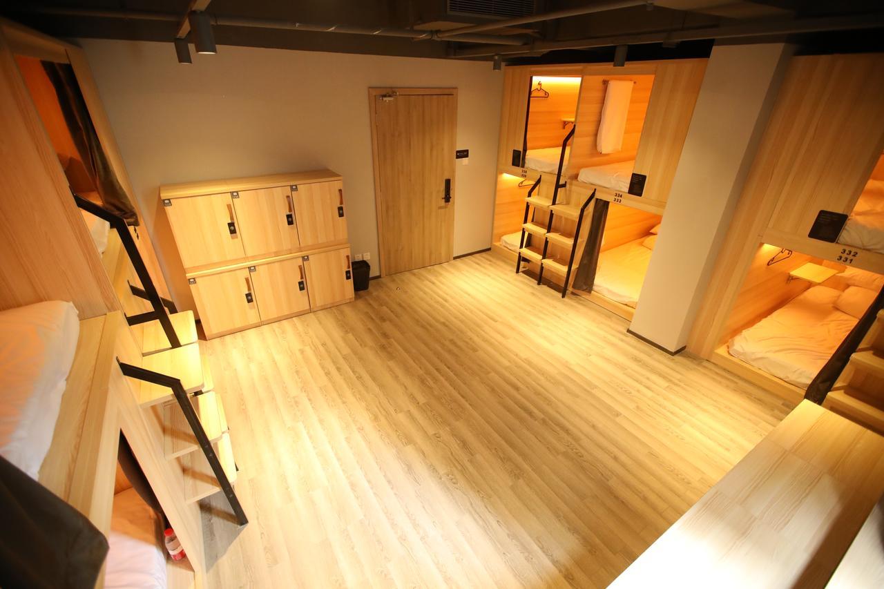 Chengdu Desti Youth Park Hostel Bagian luar foto